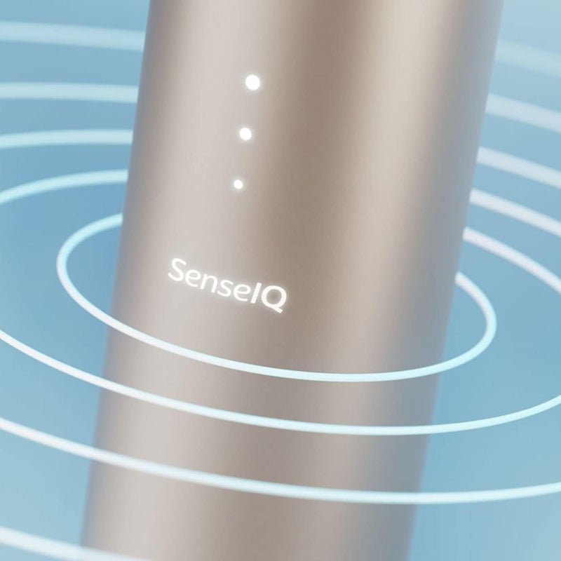 Philips Prestige 9900 Our Most Advanced Electric Toothbrush HX9992/12 with SenseIQ All-in-One Brush Head Artificial Intelligence in The Philips Sonicare App Colour: Midnight Blue - Image 4